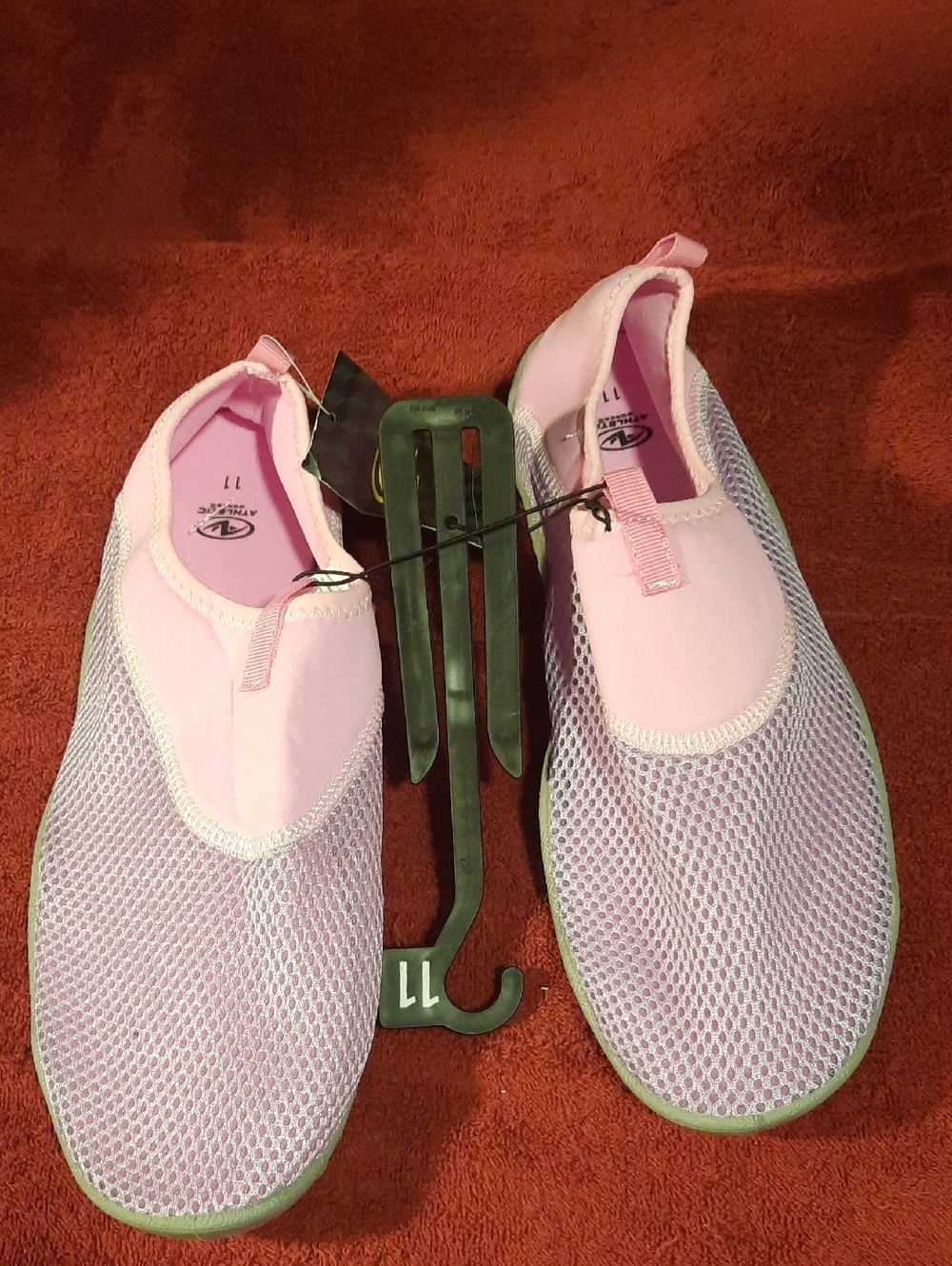 Light Pink Mesh Slip-On Water Shoes